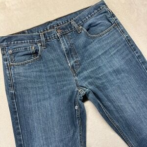 Levi's 527 Jeans Mens 36x30 Blue Bootcut Dark Wash Denim Casual Comfort Cowboy‎